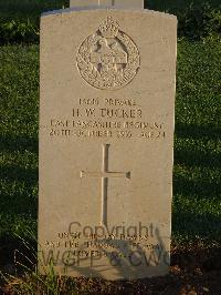 Salonika (Lembet Road) Military Cemetery - Tucker, Harry Walter